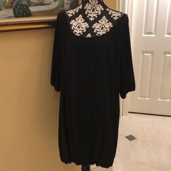 Siasia Balloon style stretchy 3/4 elastic hem sleeves long tunic, elastic hem - Picture 1 of 10